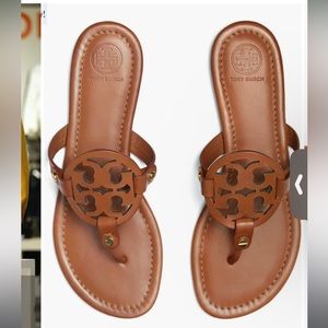 Tory Burch Miller Sandal in Vintage Vachetta Leather